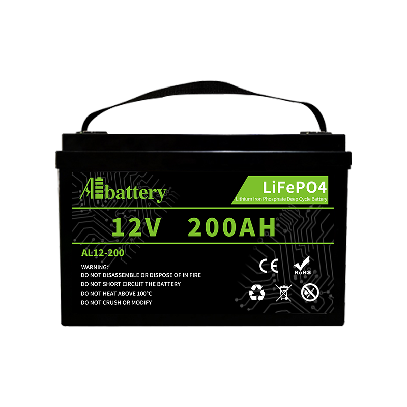 12V 200AH lithium ion battery supplier solar lithium batteries for RV Marine Solar Golf cart UPS Camping