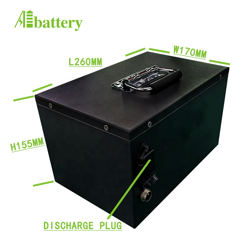 72V 18AH lithium battery pack portable battery case for electric car electric golf cart 72V 20AH 60AH lifepo4 battery 