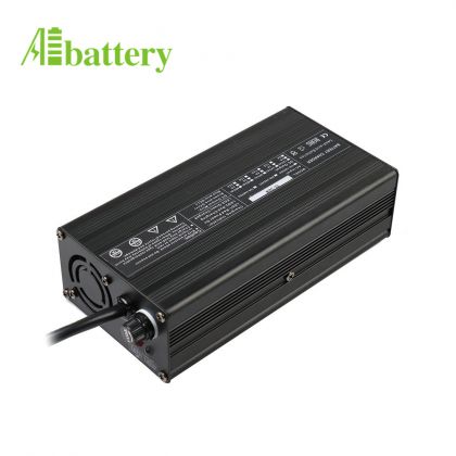 LiFePO4 Battery Charger 36V 5A Lithium Iron Phosphate Battery Charger with  Clamps for Automotive Car RV Lawn Mower Golf Cart